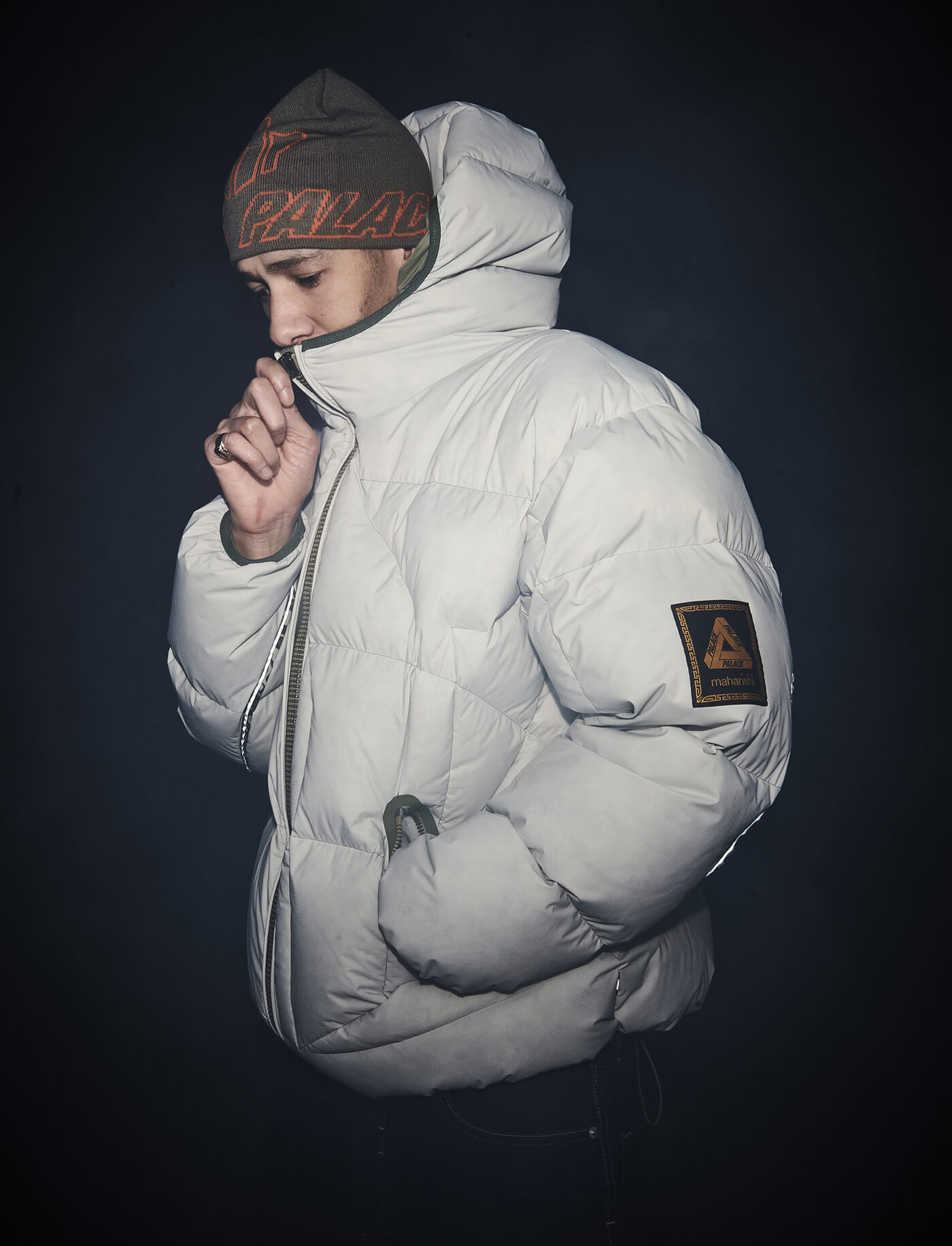 ★25SS WEEK4★PALACE MAHARISHI TRI-BONSAI HOOD Palace Maharishi Tri-Bonsai Hood Olive - Palace Maharishi